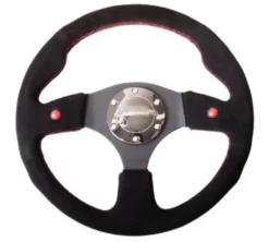 NRG Sportratt Mocca med Dubbla Knappar 320mm