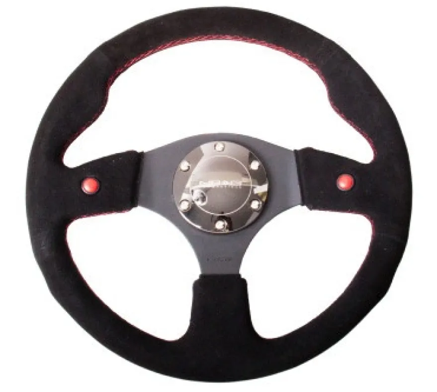 NRG Sportratt Mocca med Dubbla Knappar 320mm
