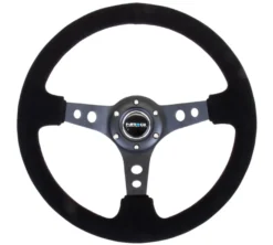 NRG Sportratt Mocca med Svart Centrum 350mm (3'' Djup)