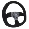 NRG Sportratt Mocca ''Racestyle'' med Svarta Sömmar / Platt Botten