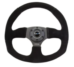 NRG Sportratt Mocca ''Racestyle'' med Svarta Sömmar / Platt Botten