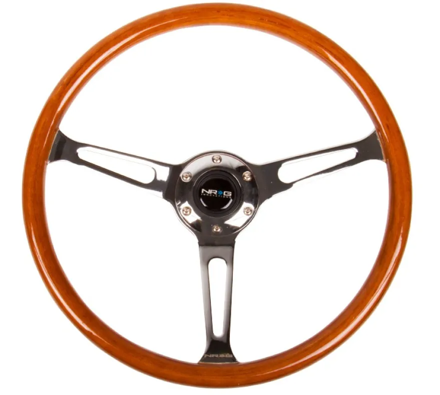 NRG Träratt med Chrome Centrum 360mm