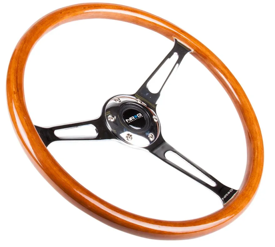 NRG Träratt med Chrome Centrum 360mm