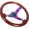 NRG Träratt med Neochrome Centrum 350mm (3'' Djup)