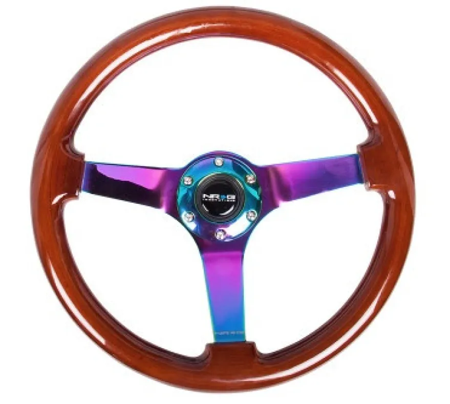 NRG Träratt med Neochrome Centrum 350mm (3'' Djup)