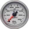 Oljetempmätare 52mm 140-280ºF (Digital Stepper-motor) ULTRA-LITE II