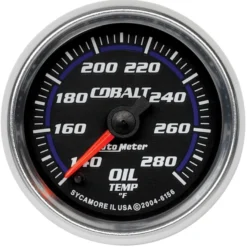 Oljetempmätare 52mm 140-280ºF (Digital Stepper-motor) COBALT
