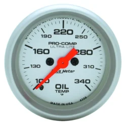 Oljetempmätare 52mm 100-340ºF (Digital Stepper-motor) Ultra-Lite