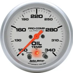 Oljetempmätare 66.7mm 140-340ºF (Digital Stepper-motor) Ultra-Lite