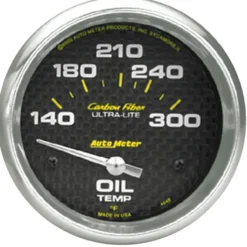 Oljetempmätare 66.7mm 140-300ºF (Elektrisk) CARBON FIBER