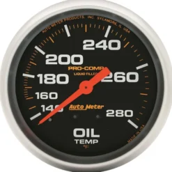 Oljetempmätare 66.7mm 140-280ºF PRO-COMP