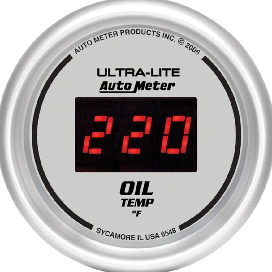 Oljetempmätare 52mm 340ºF Ultra-Lite Digital