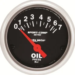 Oljetrycksmätare 52mm 7 BAR (Elektrisk) SPORT-COMP