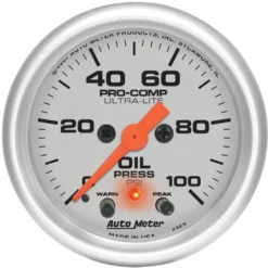 Oljetrycksmätare 52mm 100PSI (Digital Stepper-motor) Ultra-Lite
