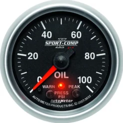 Oljetrycksmätare 52mm 100PSI (Digital Stepper-motor) SPORT-COMP II