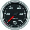 Oljetrycksmätare 52mm 100PSI (Digital Stepper-motor) Svart PRO-CYCLE