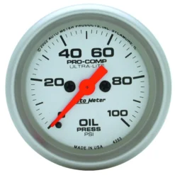 Oljetrycksmätare 52mm 100PSI (Digital Stepper-motor) Ultra-Lite