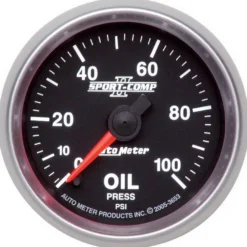 Oljetrycksmätare 52mm 100PSI (Digital Stepper-motor) SPORT-COMP II