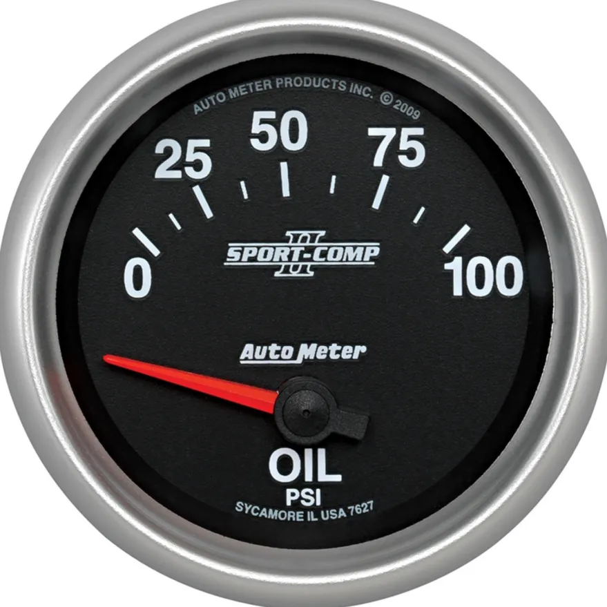 Oljetrycksmätare 66.7mm 100PSI (Elektrisk) SPORT-COMP II