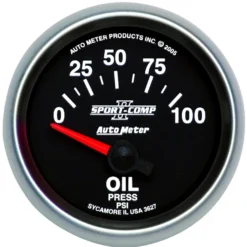 Oljetrycksmätare 52mm 100PSI (Elektrisk) SPORT-COMP II
