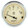 Oljetrycksmätare 52mm 100PSI (Elektrisk) ANTIQUE BEIGE