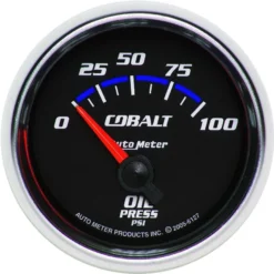 Oljetrycksmätare 52mm 100PSI (Elektrisk) COBALT