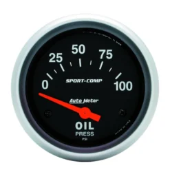 Oljetrycksmätare 66.7mm 100PSI (Elektrisk) SPORT-COMP