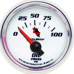 Oljetrycksmätare 52mm 100PSI (Elektrisk) C2