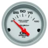 Oljetrycksmätare 52mm 100PSI (Elektrisk) MARINE SILVER