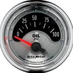 Oljetrycksmätare 52mm 100PSI (Elektrisk) AMERICAN MUSCLE