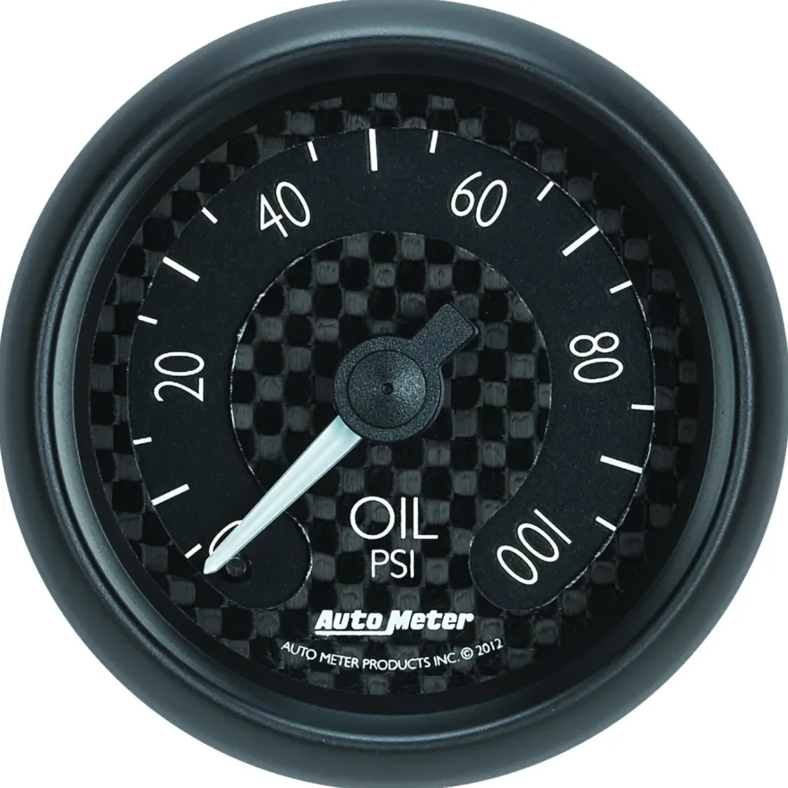 Oljetrycksmätare 52mm 100PSI GT