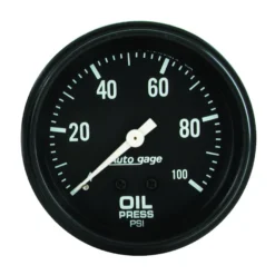 Oljetrycksmätare 66.7mm 0-100PSI (Mekanisk) Svart AUTOGAGE