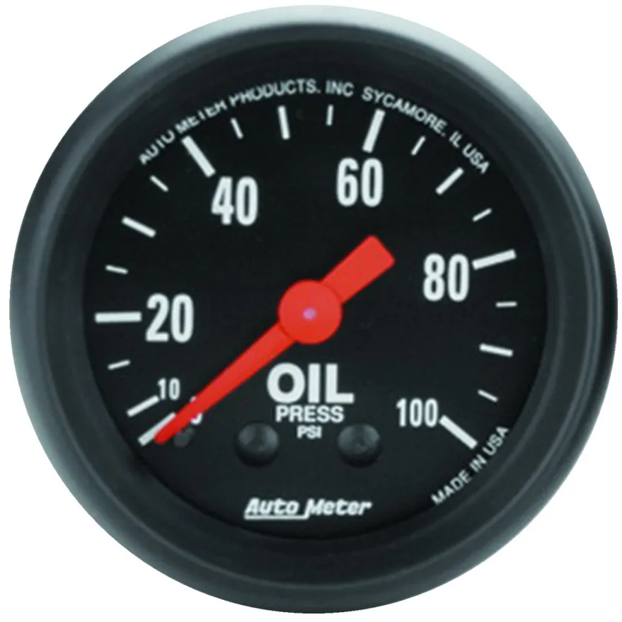 Oljetrycksmätare 52mm 100PSI (Mekanisk) Z-SERIES