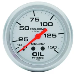 Oljetrycksmätare 66.7mm 150PSI (Mekanisk) Ultra-Lite