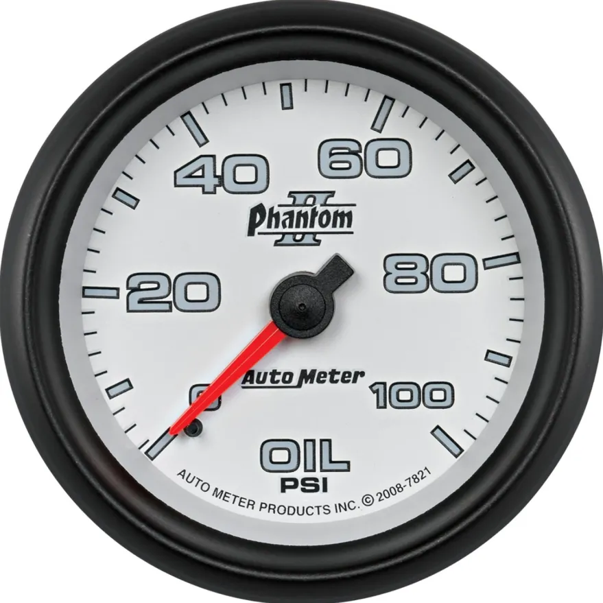 Oljetrycksmätare 66.7mm 100PSI (Mekanisk) PHANTOM II