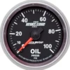 Oljetrycksmätare 52mm 100PSI (Mekanisk) SPORT-COMP II