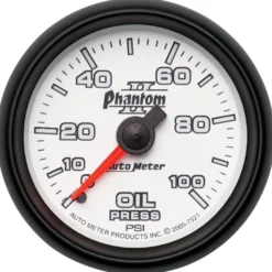 Oljetrycksmätare 52mm 100PSI (Mekanisk) PHANTOM II