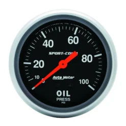 Oljetrycksmätare 66.7mm 100PSI (Mekanisk) SPORT-COMP