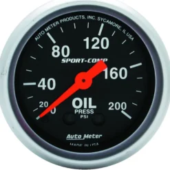 Oljetrycksmätare 52mm 200PSI (Mekanisk) SPORT-COMP