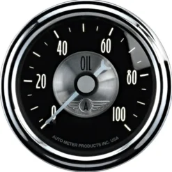 Oljetrycksmätare 52mm 100PSI PRESTIGE BLACK DIAMOND