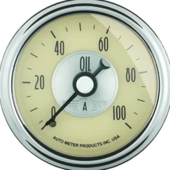 Oljetrycksmätare 52mm 100PSI PRESTIGE ANTIQUE IVORY