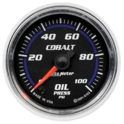 Oljetrycksmätare 66.7mm 100PSI STEPPER MOTOR W/ PEAK & WARN COBALT