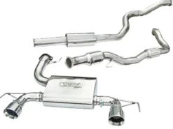 Opel Corsa D 07-09 Nurburgring Turboback-sportavgassystem (Med Sportkatalysator & Ljuddämpare) Cobra Sport
