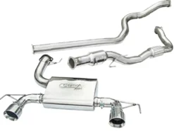 Opel Corsa D 07-09 Nurburgring Turboback-sportavgassystem (Med Sportkatalysator & Ej Ljuddämpat) Cobra Sport