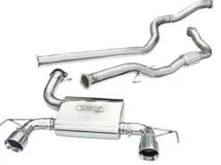 Opel Corsa D 07-09 Nurburgring Turboback-sportavgassystem (Med De-Cat & Ej Ljuddämpat) Cobra Sport