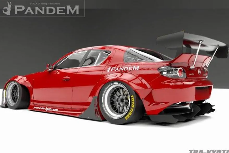 Pandem 6666 18x9.5 ET-30 5x114.3 Gunmetal TRA-KYOTO Fälg