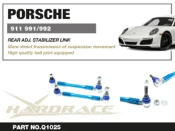 Porsche 911 991 / 992 2012-2019 Bakre Justerbara Stabiliserings Stag Hardrace