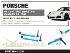 Porsche 911 991 / 992 / Boxster / Cayman 2012-2019 Främre Justerbara Stabiliserings Stag Hardrace
