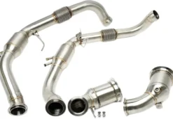 Porsche Panamera 4/4S 2.9T Med OPF/GPF Typ 971 2019+ Downpipe & Tailpipe Utan Katalysatorer TA Technix