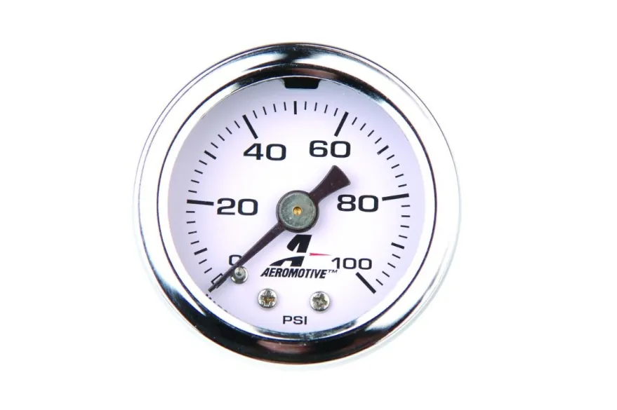 0-100 PSI Bränsletrycksmätare Aeromotive